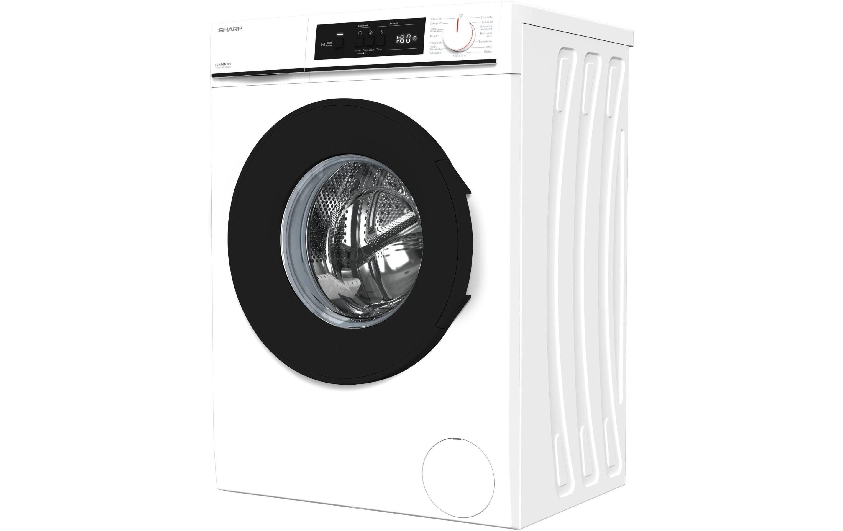 Sharp Waschmaschine ES-NFA714BWB-CH Links