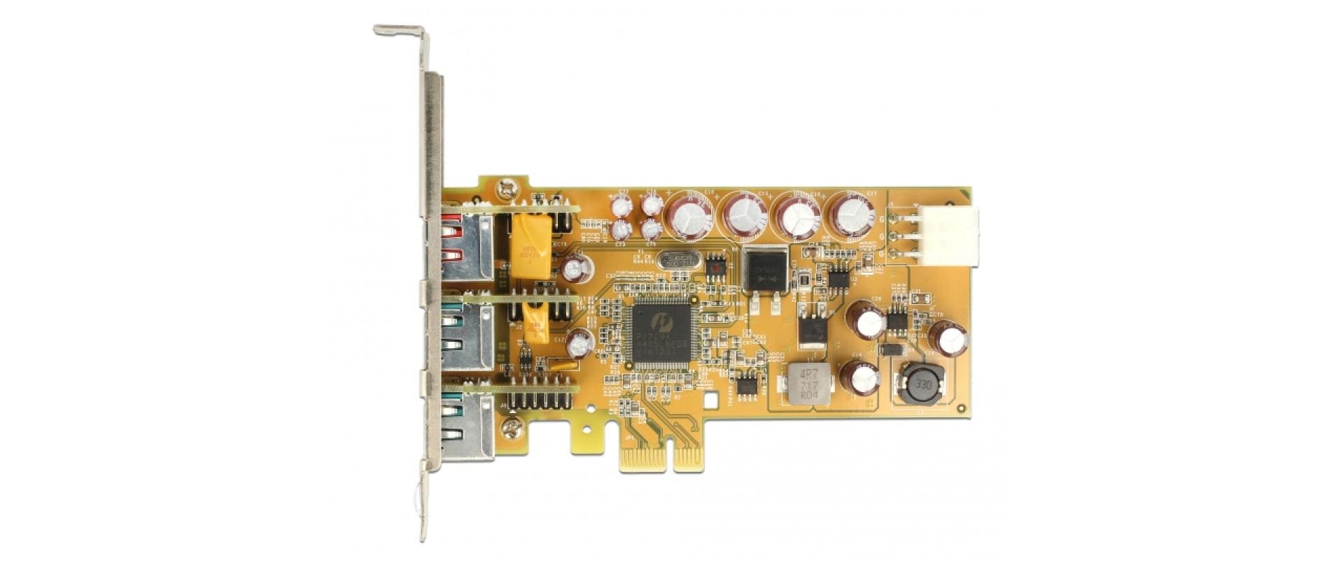Delock PCI-Express-Karte 89655 PoweredUSB - 1 x 24 V + 2 x 12 V