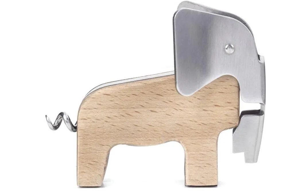 Kikkerland Flaschenöffner Elefant Hellbraun Kikkerland Flaschenöffner Elefant Hellbraun