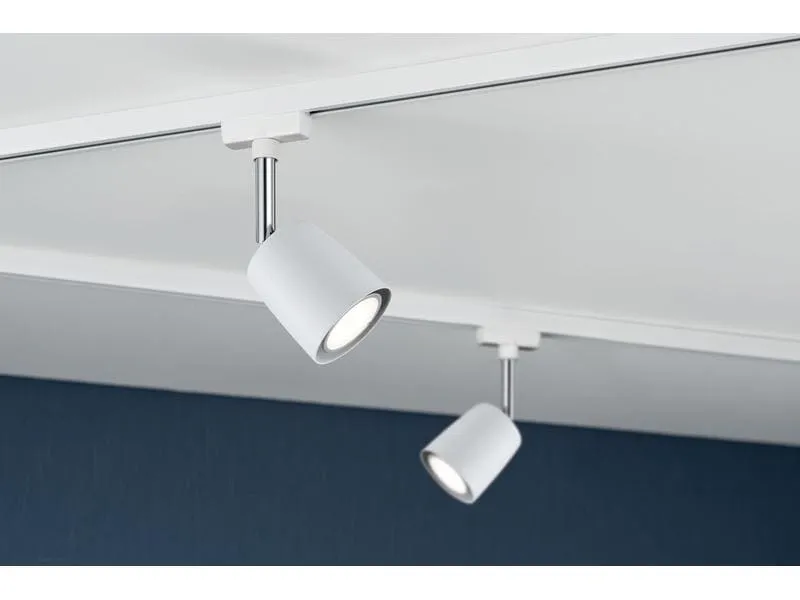 Paulmann Schienenspot URail Spot Cover, 1 x GU10, 10 W, Weiss Paulmann Schienenspot URail Spot Cover, 1 x GU10, 10 W, Weiss