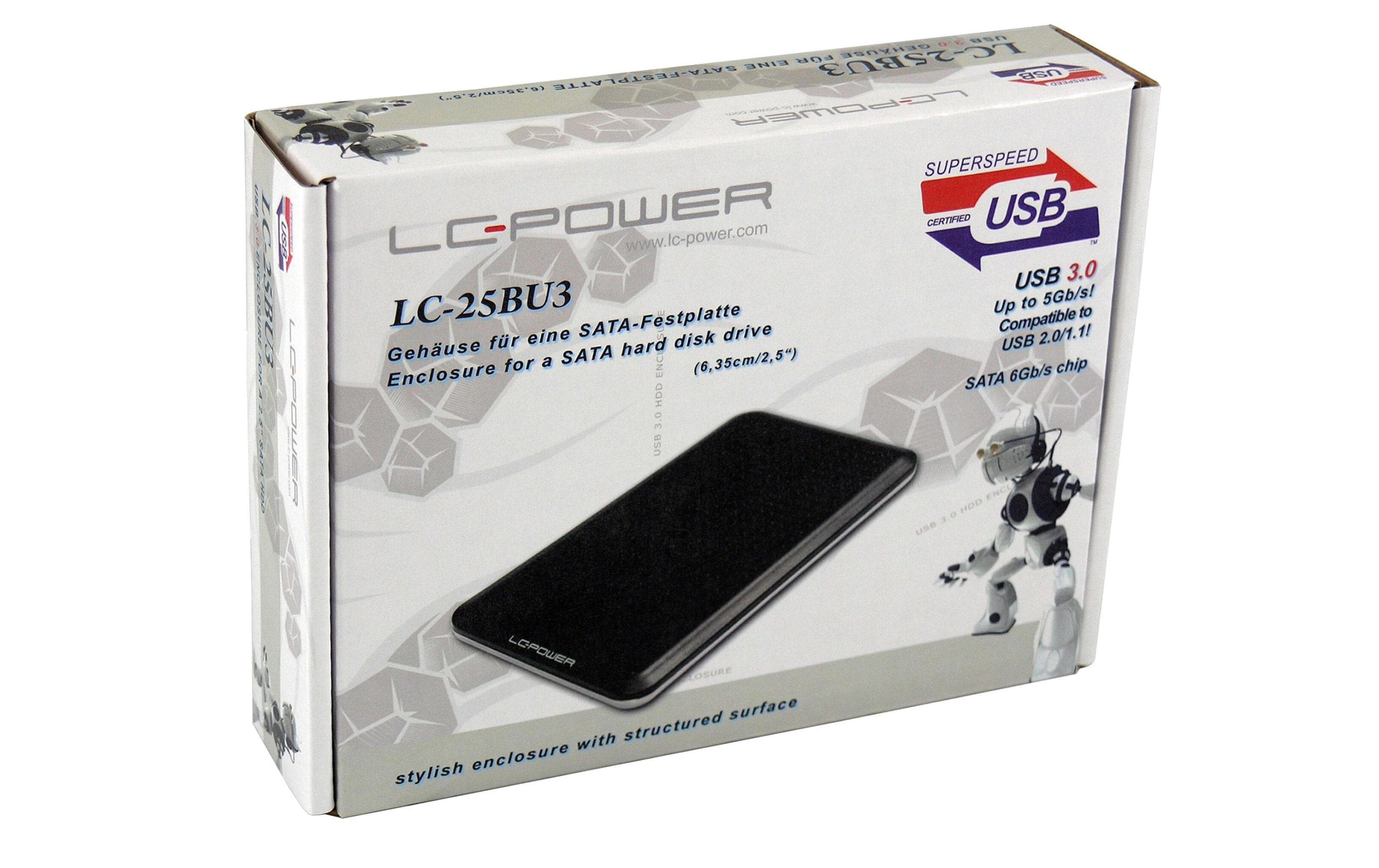 LC-Power Externes Gehäuse LC-25BU3 2.5