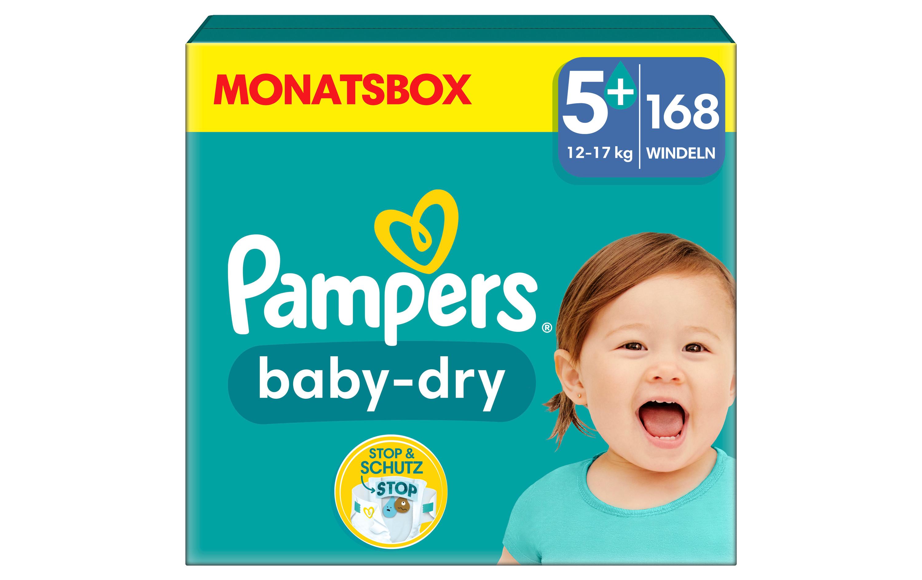 Pampers Windeln Baby Dry Junior Plus Grösse 5+ Pampers Windeln Baby Dry Junior Plus Grösse 5+