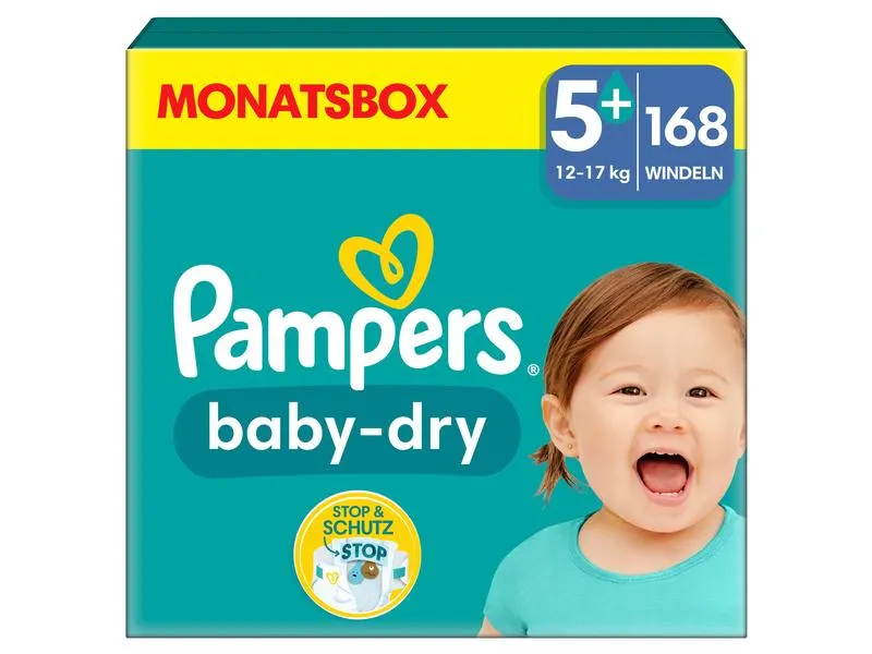 Pampers Windeln Baby Dry Junior Plus Grösse 5+