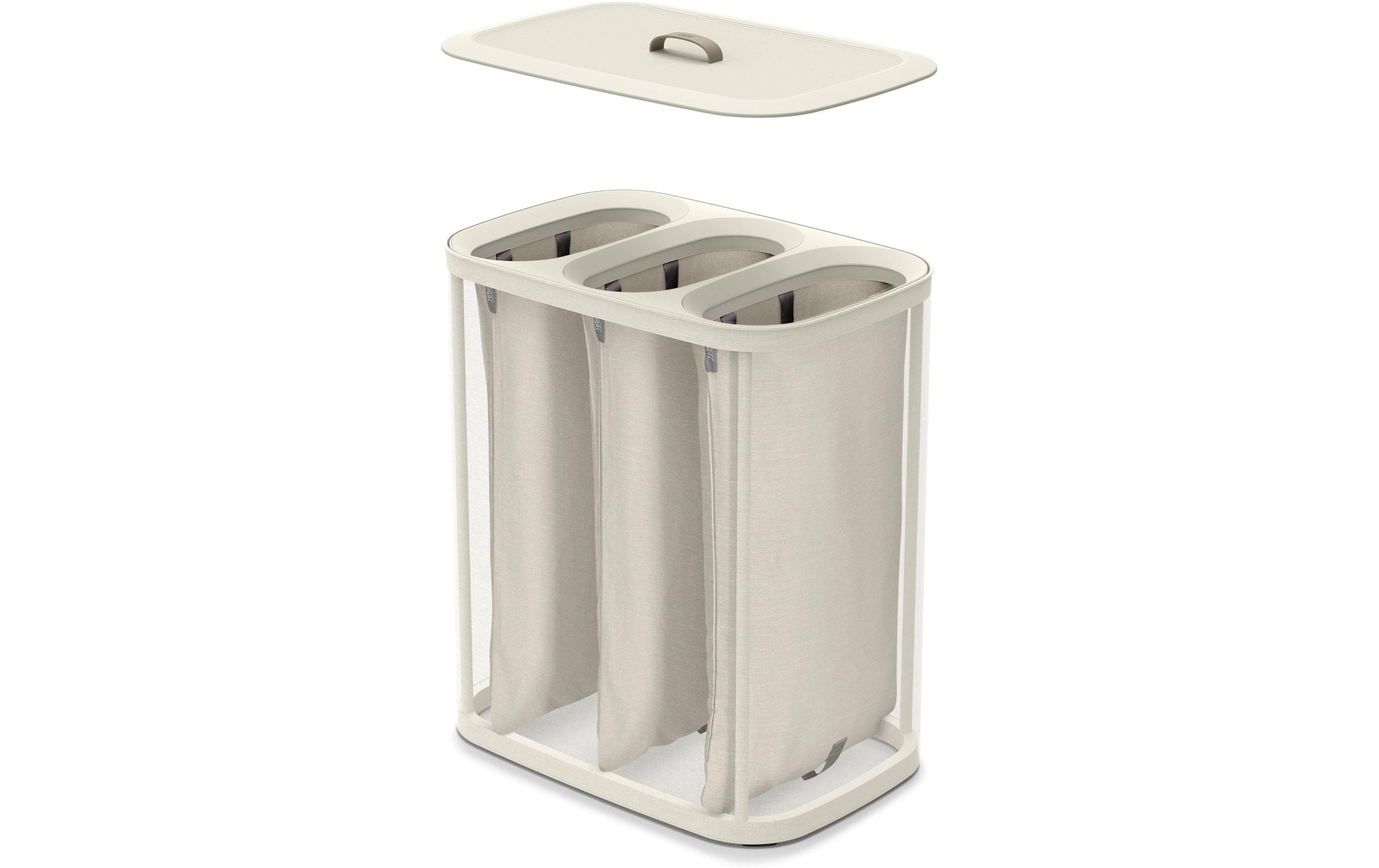 Joseph Joseph Wäschesammler Tota Trio 90 L, 3x 30 L, Ecru