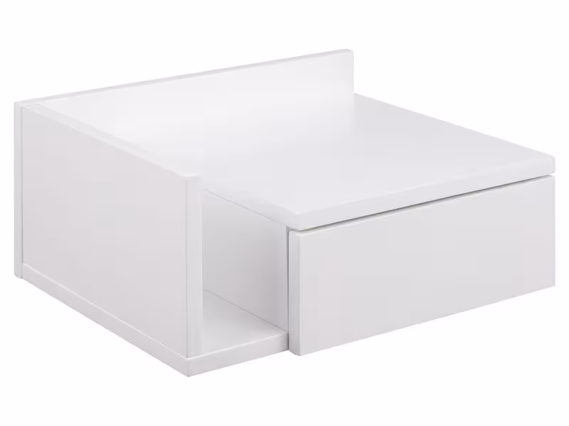 AC Design Nachttisch Ashlan 40 cm x 16.5 cm, Weiss glanz AC Design Nachttisch Ashlan 40 cm x 16.5 cm, Weiss glanz