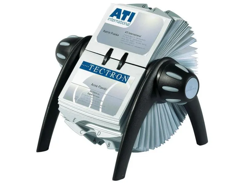 DURABLE Visitenkartenhalter Visifix Flip Schwarz DURABLE Visitenkartenhalter Visifix Flip Schwarz