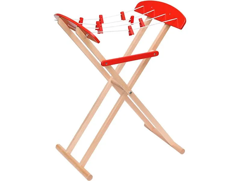 Viga Spiel-Haushaltsgerät Spielwäscheständer Viga Spiel-Haushaltsgerät Spielwäscheständer