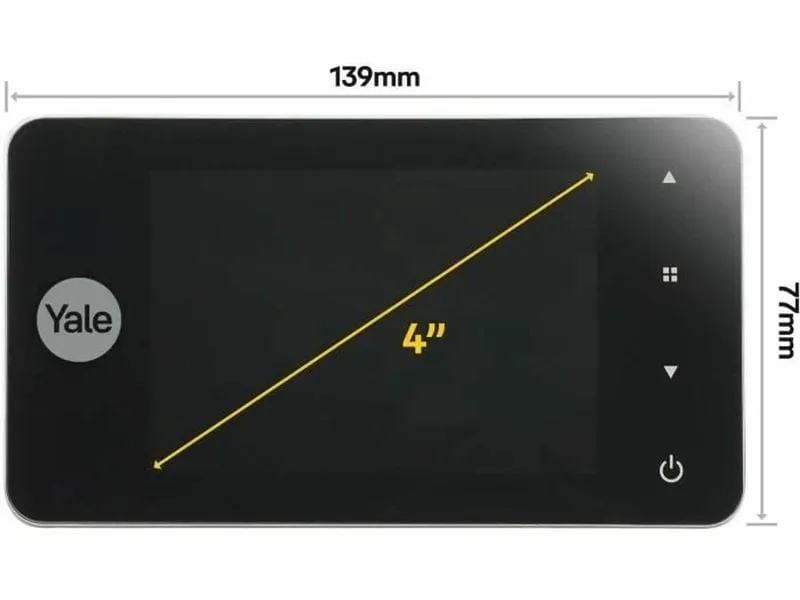 Yale Digitaler Türspion DDV 4500 Silber