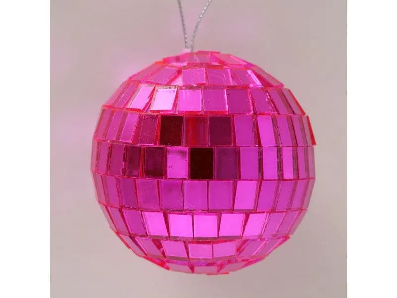 Boltze Weihnachtsschmuck Disco 6-teilig, 5 x 5 cm, Pink Boltze Weihnachtsschmuck Disco 6-teilig, 5 x 5 cm, Pink
