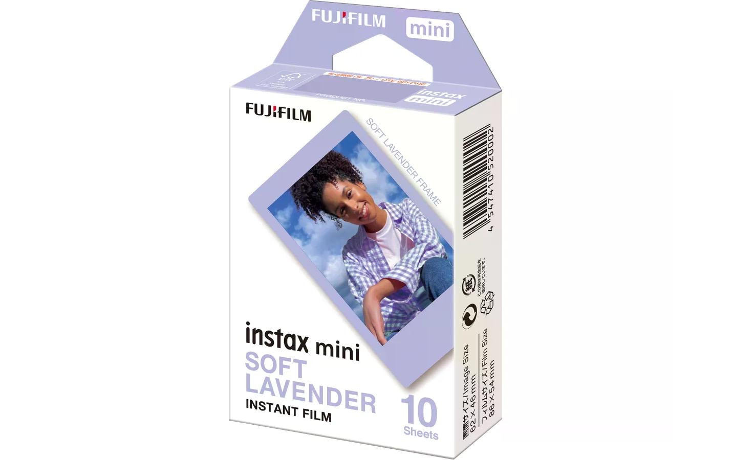 Fujifilm Sofortbildfilm Instax Mini 10 Blatt Soft Lavender