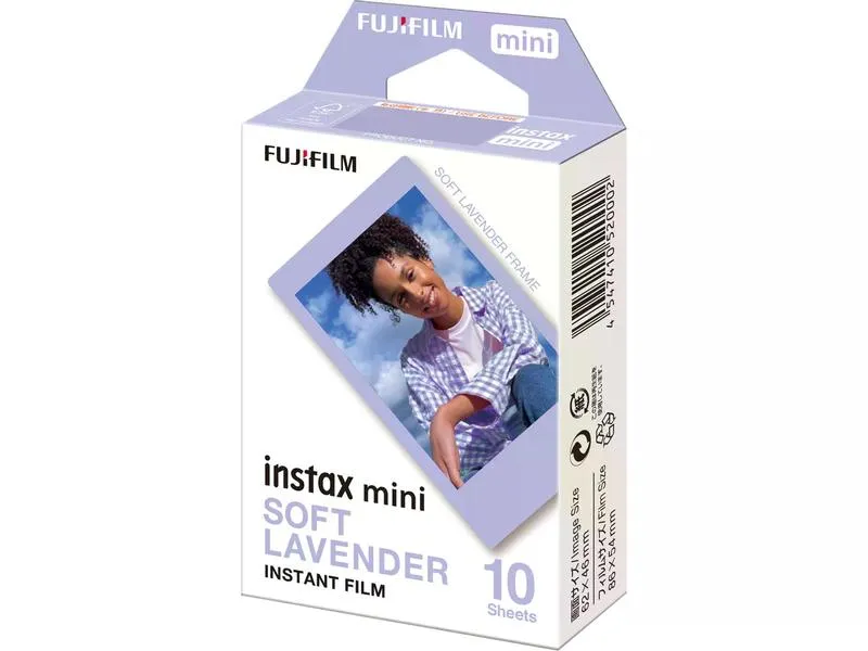 Fujifilm Sofortbildfilm Instax Mini 10 Blatt Soft Lavender Fujifilm Sofortbildfilm Instax Mini 10 Blatt Soft Lavender