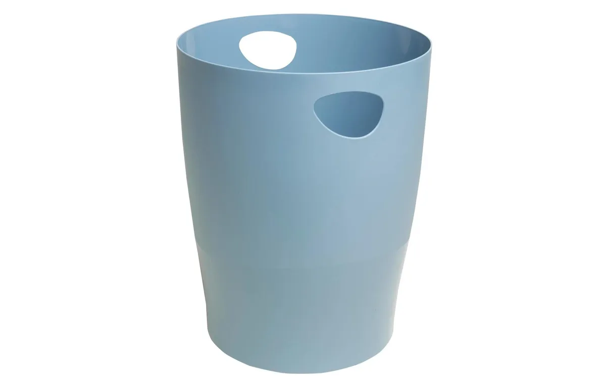 Exacompta Papierkorb Ecobin AutentiK, 15 l, Blaugrau