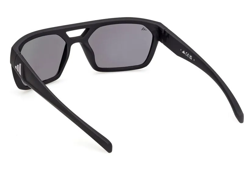 adidas ES0004 Sport Sonnenbrille Matte Black, Green adidas ES0004 Sport Sonnenbrille Matte Black, Green