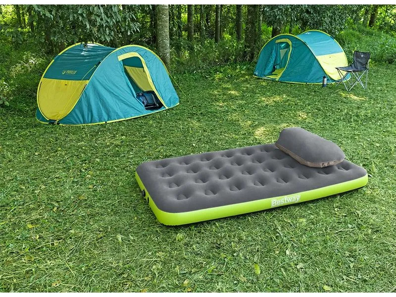 Bestway Luftbett Roll und Relax Twin Mehrfarbig, 188 x 99 x 22 cm