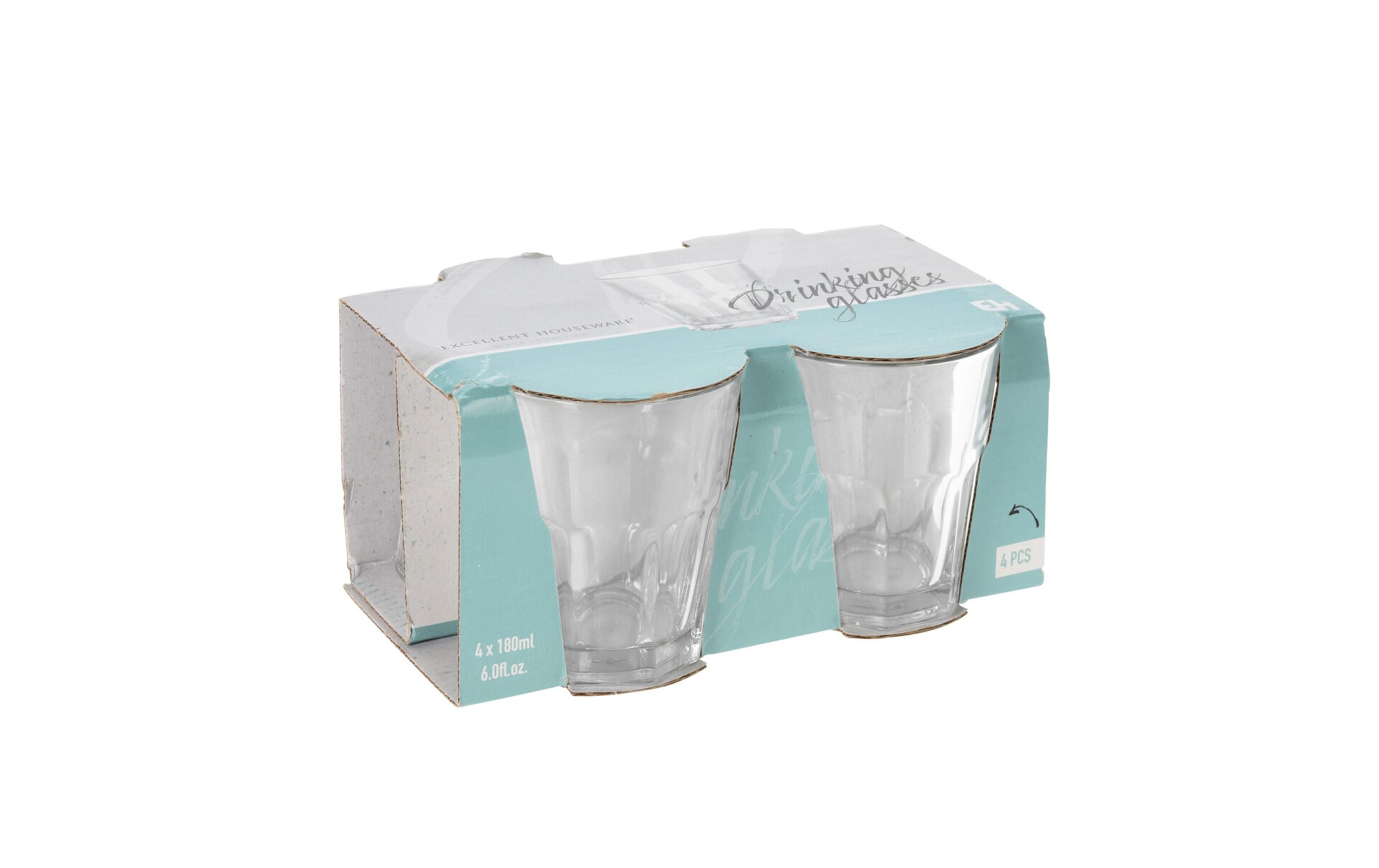 FURBER Trinkglas 180 ml, 4 Stück