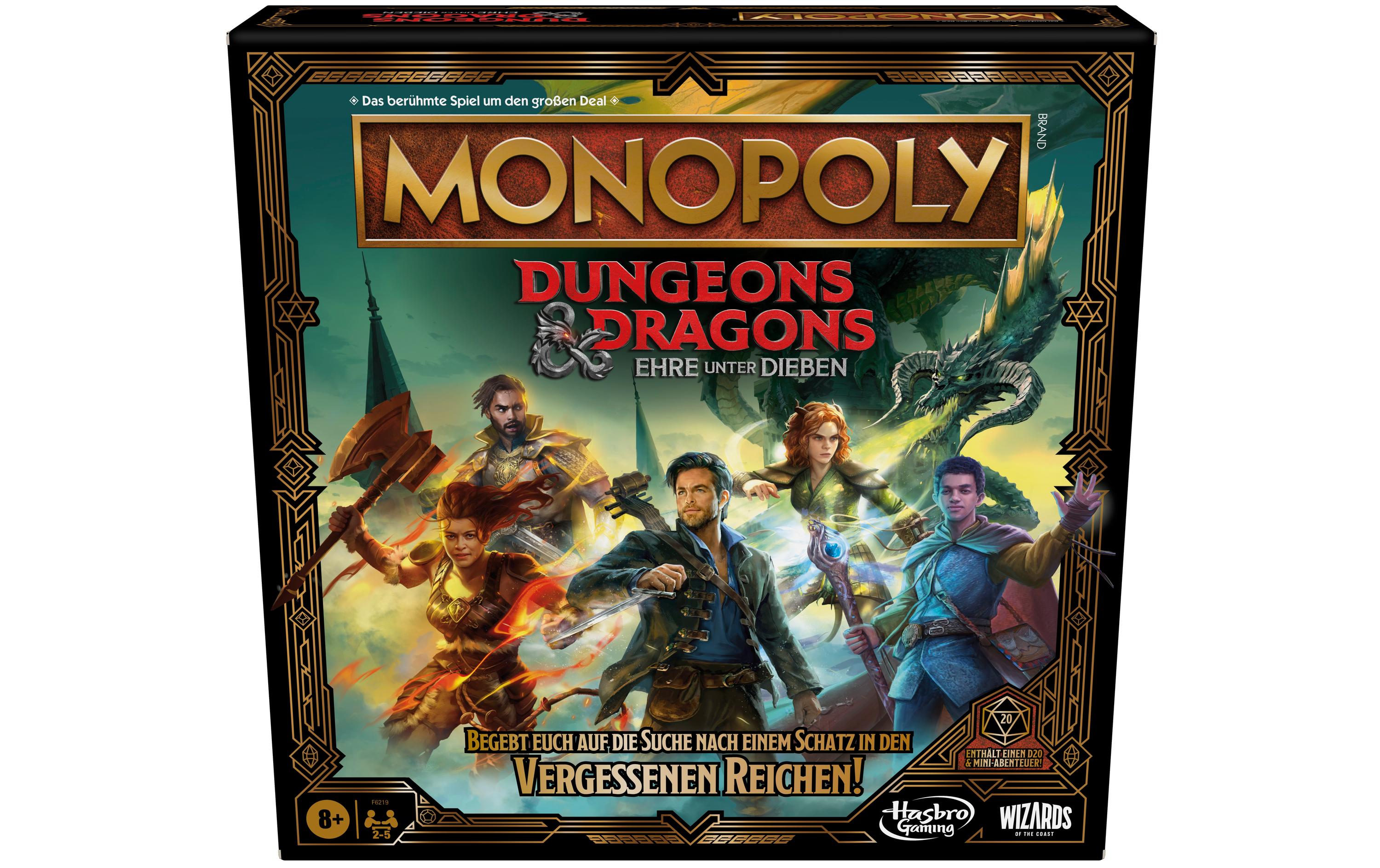 Hasbro Gaming Monopoly Dungeons & Dragons – Ehre unter Dieben Hasbro Gaming Monopoly Dungeons & Dragons – Ehre unter Dieben