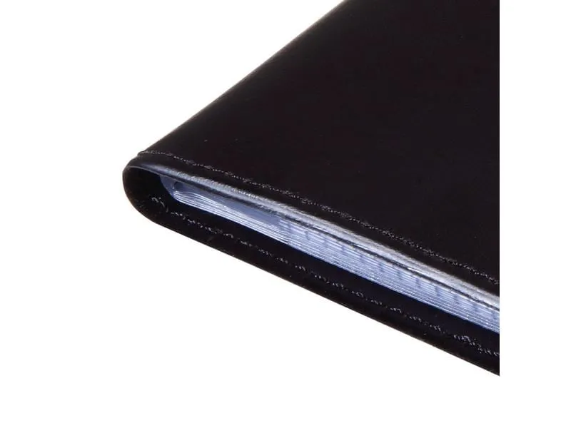 Sigel Visitenkartenbuch 12.2 x 24.8 x 1.2 cm, Schwarz Sigel Visitenkartenbuch 12.2 x 24.8 x 1.2 cm, Schwarz