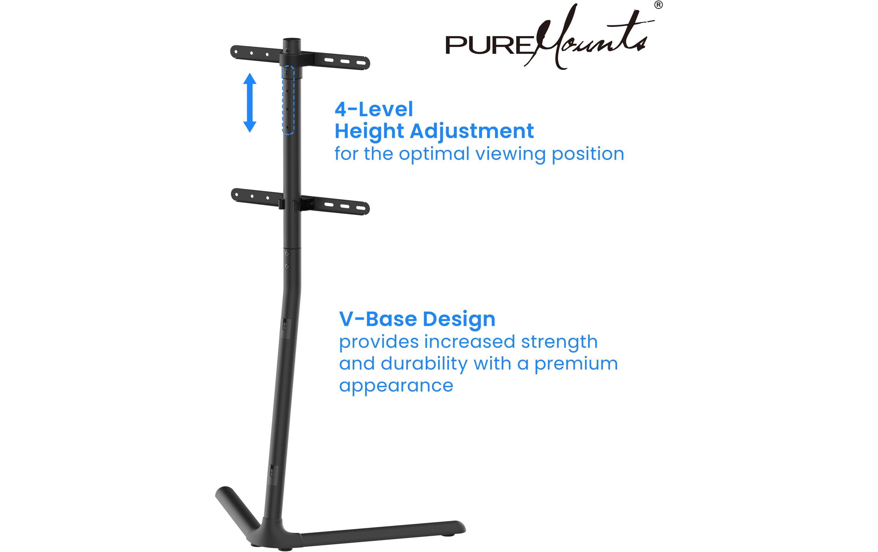PureMounts Standfuss PM-TVS-40 Schwarz