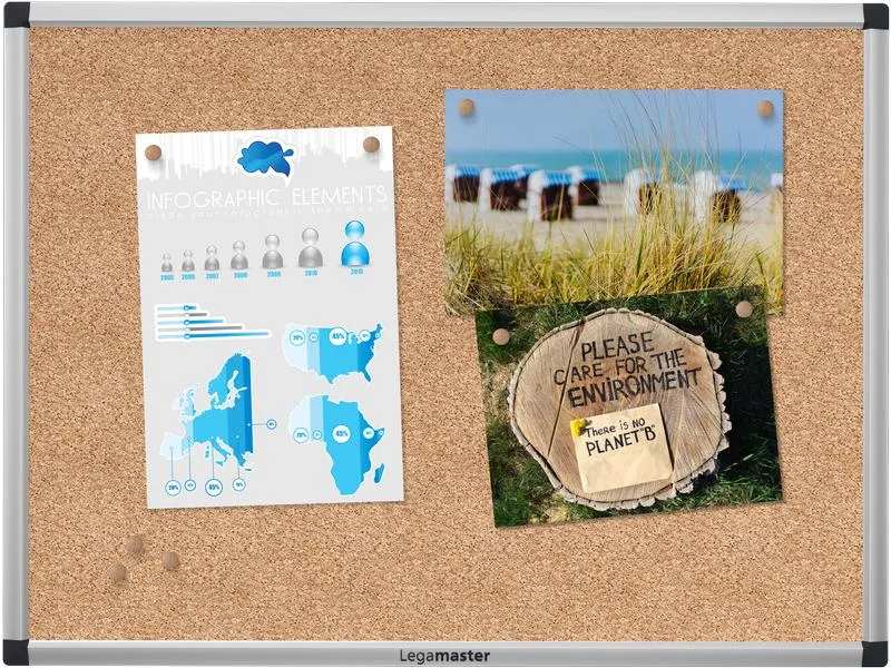Legamaster Pinnwand Unite 45 cm x 60 cm, Braun