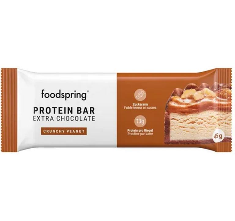 Foodspring Riegel Extra Chocolate Crunch/Erdnuss