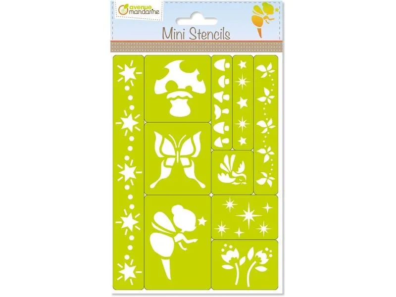 Avenue Mandarine Schablone Mini 15.4 x 25.7 cm, Feen
