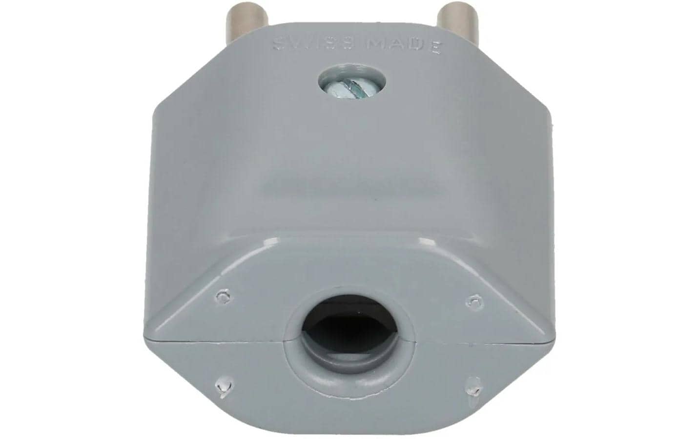 Max Hauri Montagestecker T12 3-polig, Grau