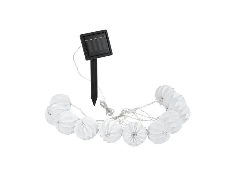 EGLO Leuchten Lichterkette Solar RGB 200 cm, Weiss EGLO Leuchten Lichterkette Solar RGB 200 cm, Weiss
