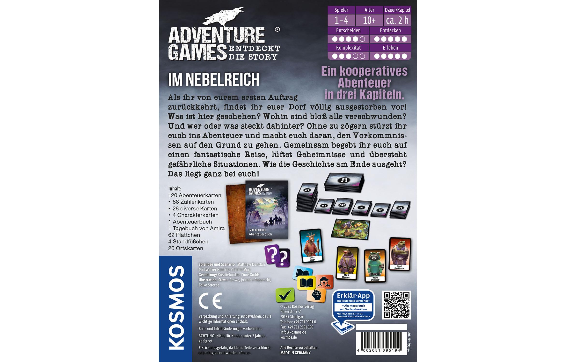 Kosmos Kennerspiel Adventure Games – Im Nebelreich Kosmos Kennerspiel Adventure Games – Im Nebelreich