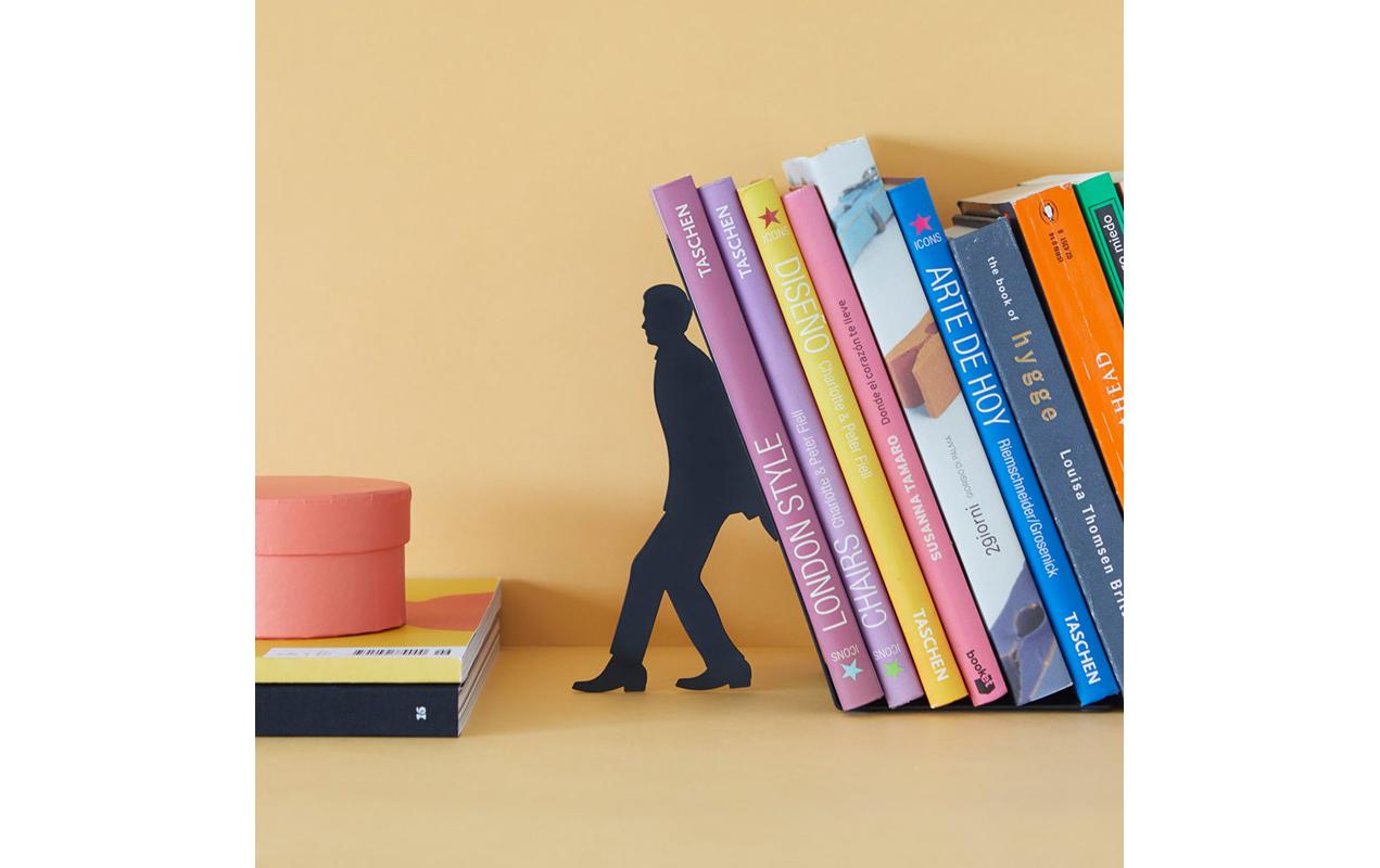 Trendform Buchstütze Too many Books Schwarz Trendform Buchstütze Too many Books Schwarz