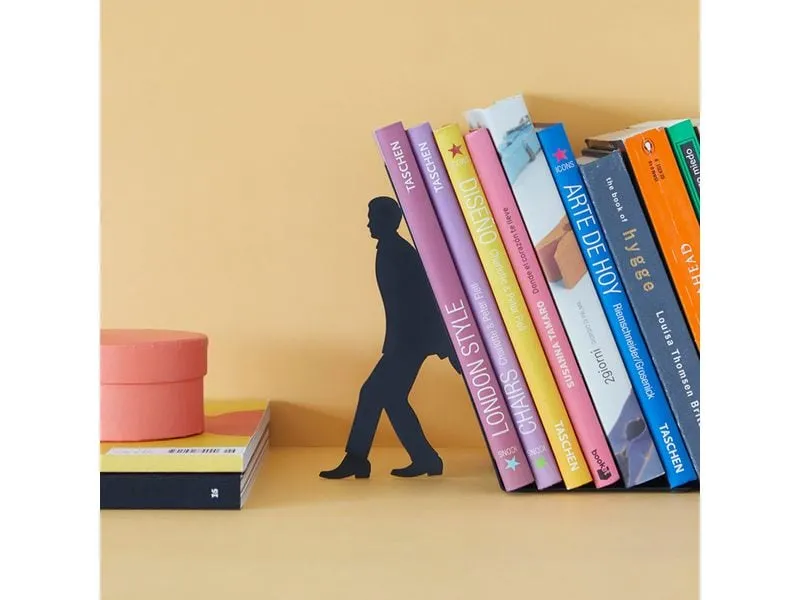 Trendform Buchstütze Too many Books Schwarz Trendform Buchstütze Too many Books Schwarz