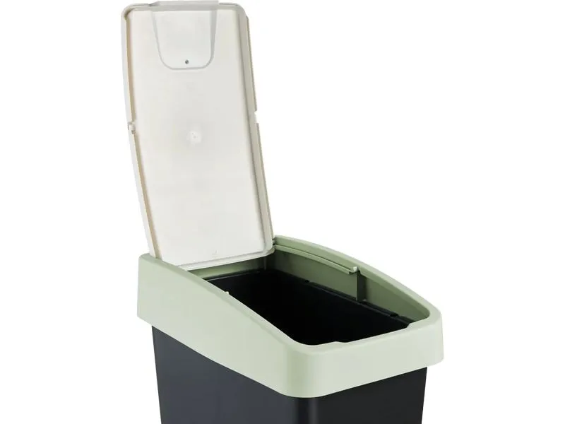 keeeper Abfalleimer Magne 25 l, Flip-Deckel, soft green