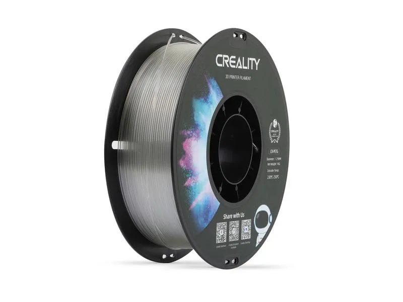 Creality Filament PETG, Transparent, 1.75 mm, 1 kg Creality Filament PETG, Transparent, 1.75 mm, 1 kg