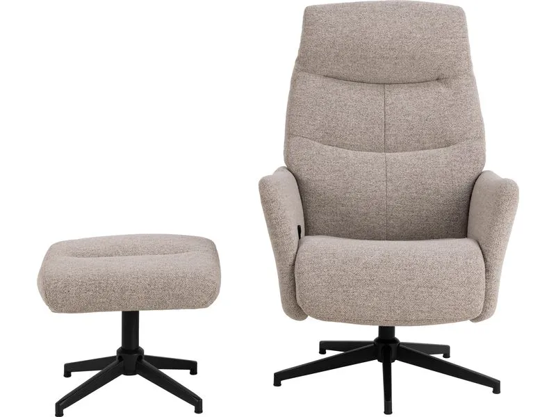 AC Design Sessel London Stahl/Textil, Beige AC Design Sessel London Stahl/Textil, Beige