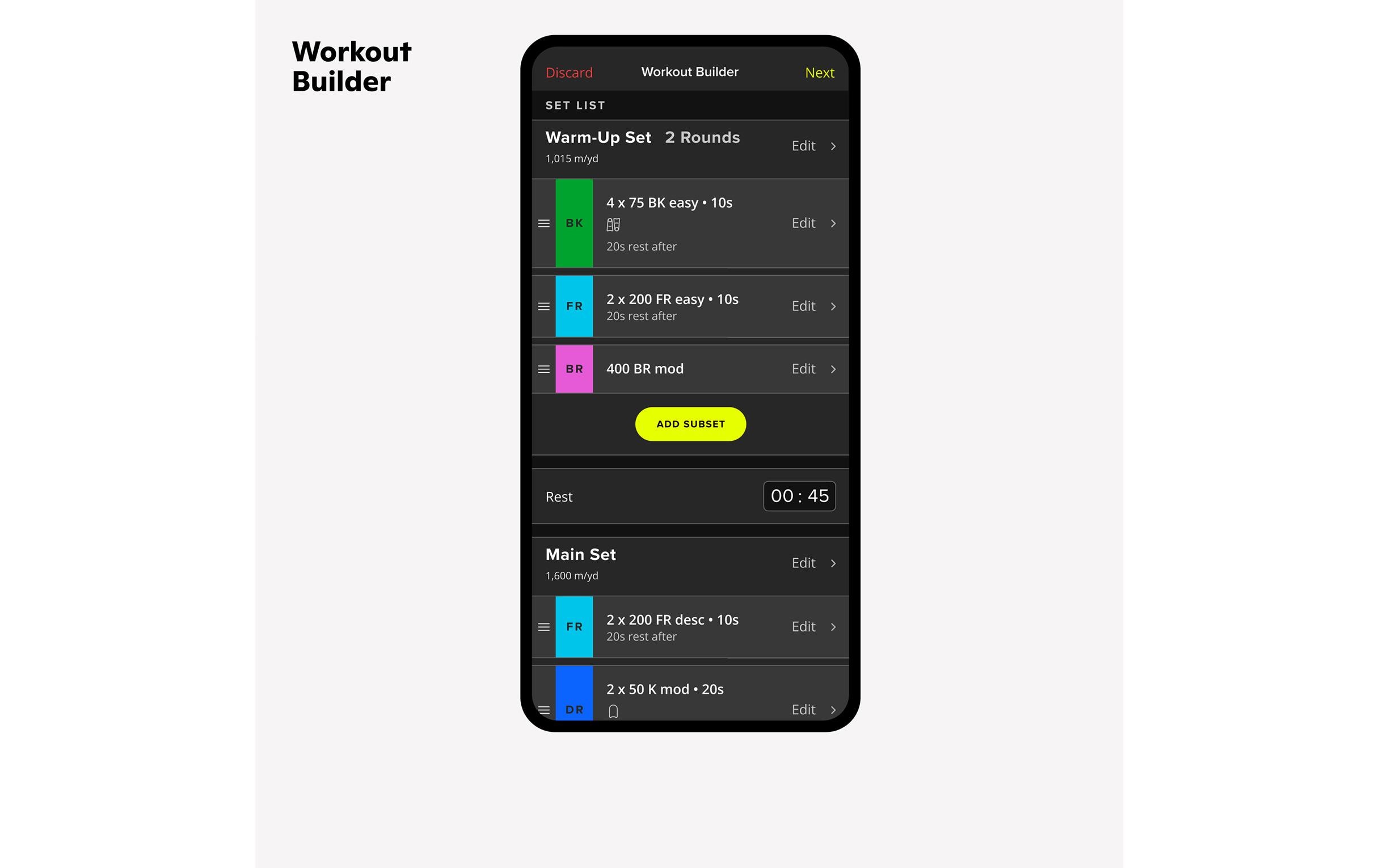 FORM Schwimmbrille Goggle Smart Swim 2 Gelb/Schwarz