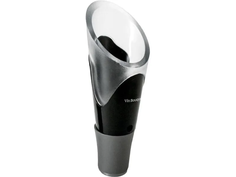Vin Bouquet Weinausgiesser 9.5 cm, Transparent|Schwarz Vin Bouquet Weinausgiesser 9.5 cm, Transparent|Schwarz