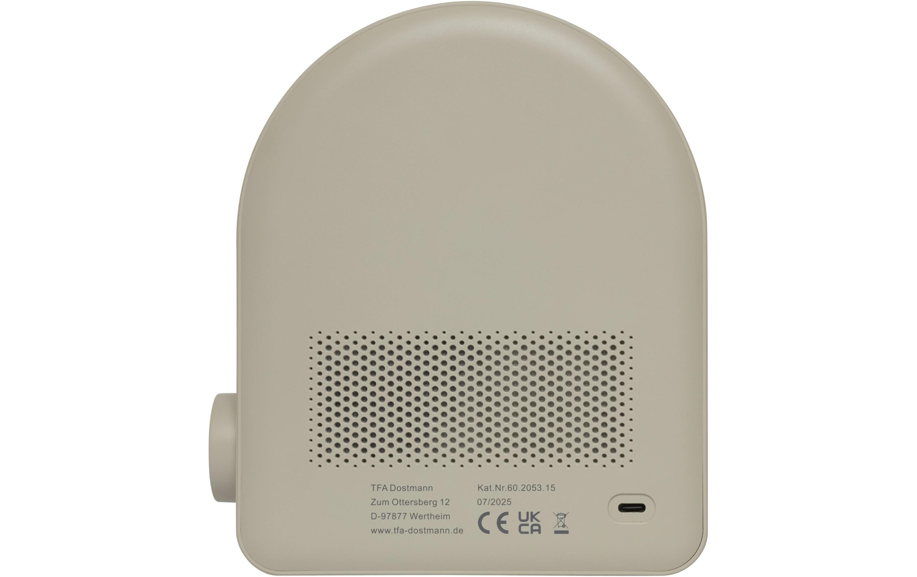 TFA Dostmann Lichtwecker mit Mondlampe und Naturgeräuschen