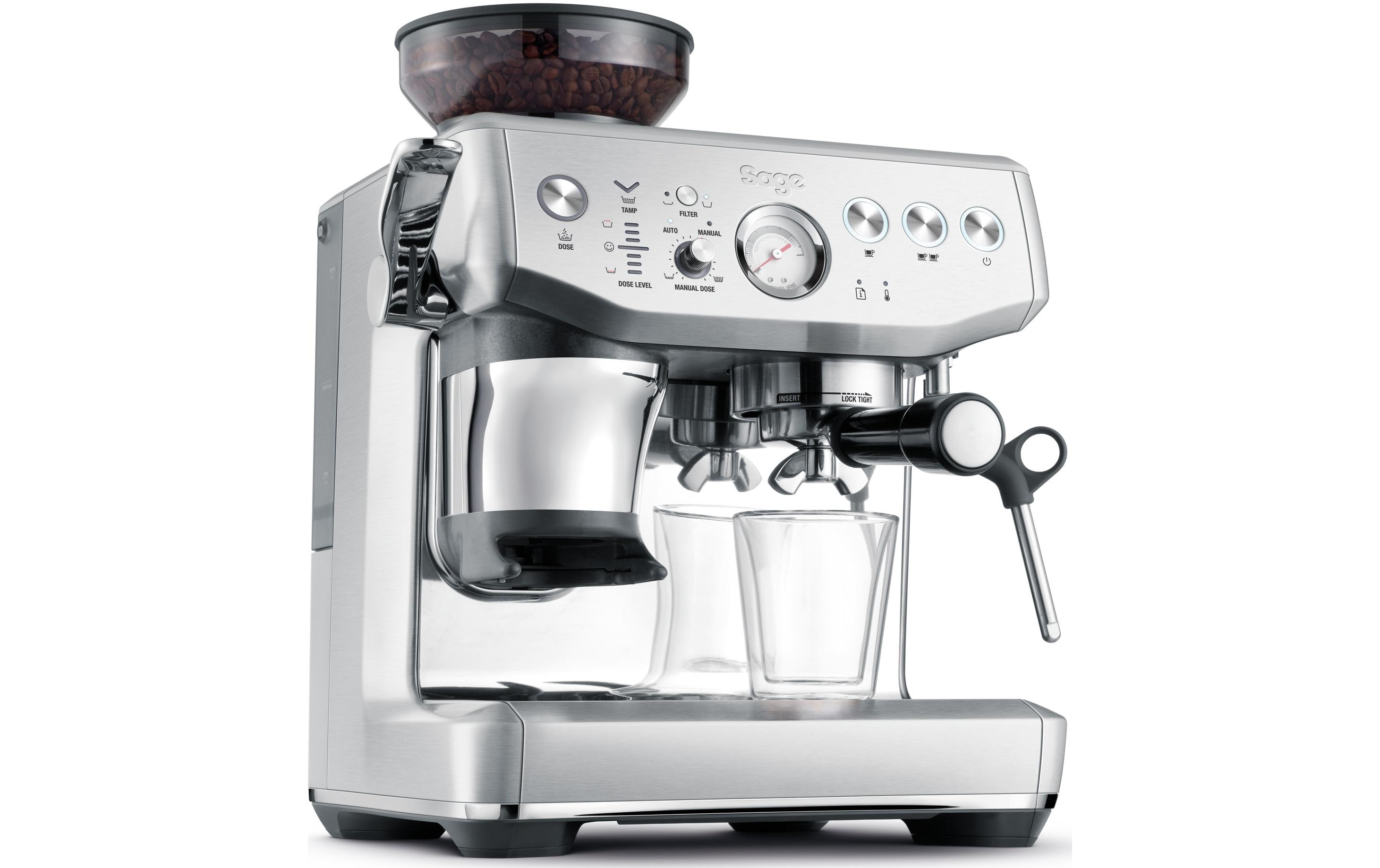 Sage Siebträgermaschine Barista Express Impress Edelstahl