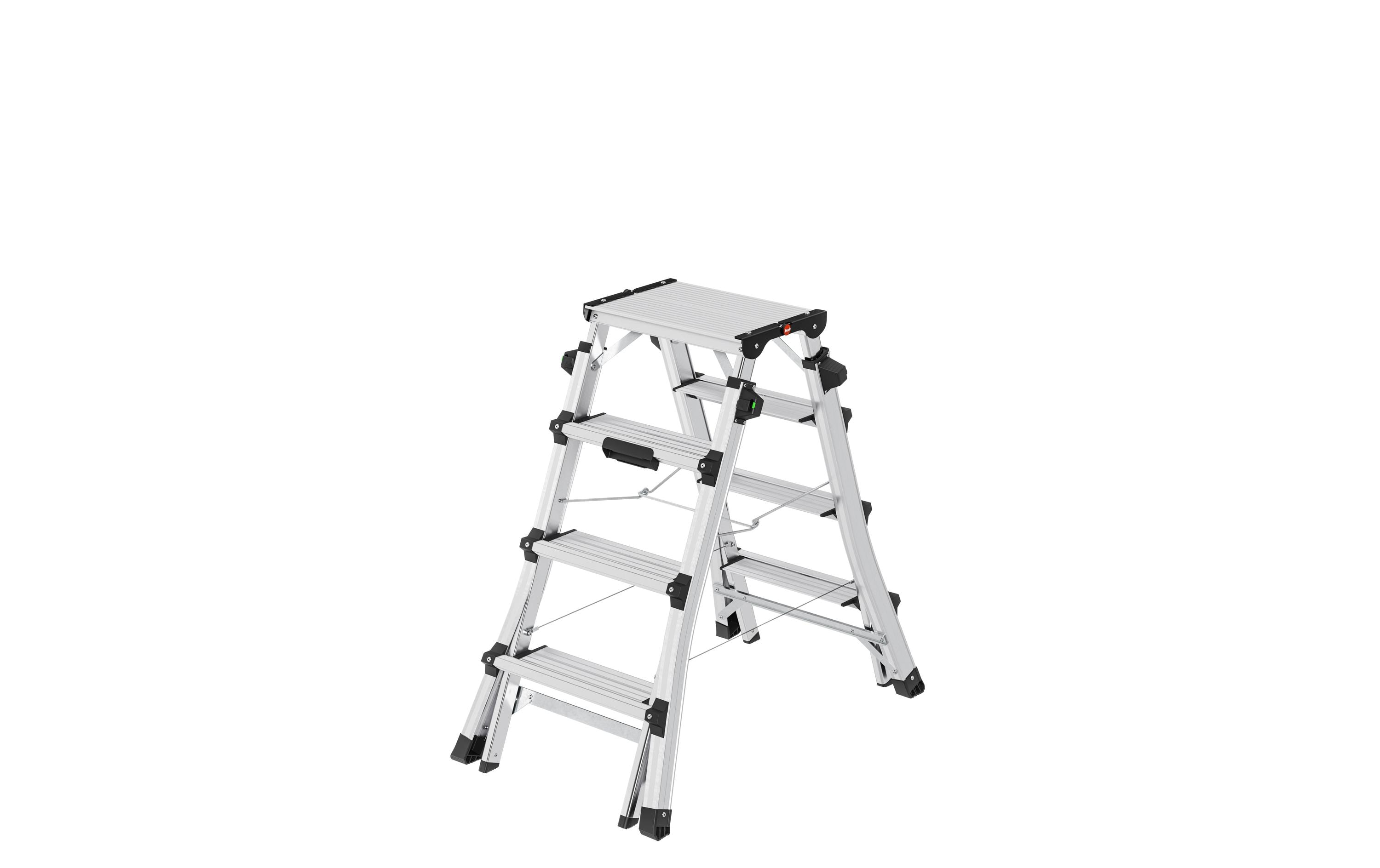 Hailo Doppelstufenleiter TopLine D100 6 Stufen Hailo Doppelstufenleiter TopLine D100 6 Stufen