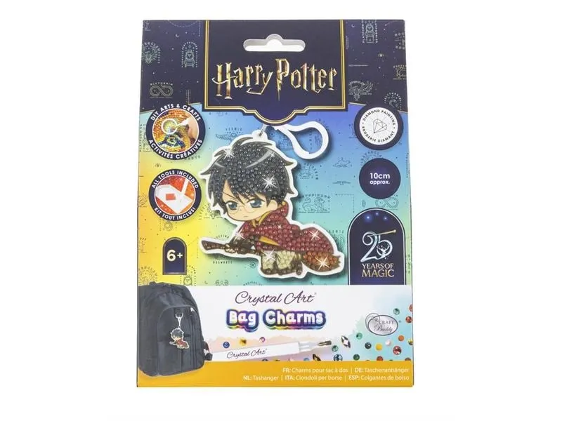 CRAFT Buddy Harry Potter, Crystal Art Rucksack Anhänger CRAFT Buddy Harry Potter, Crystal Art Rucksack Anhänger