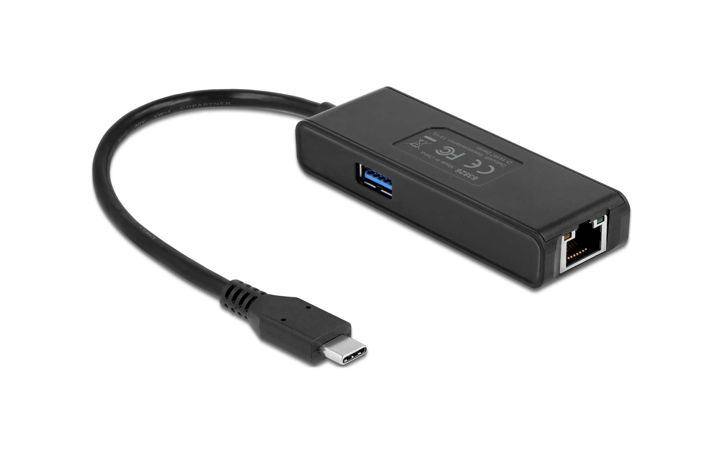 Delock Netzwerk-Adapter 2.5 Gbps USB Typ-C