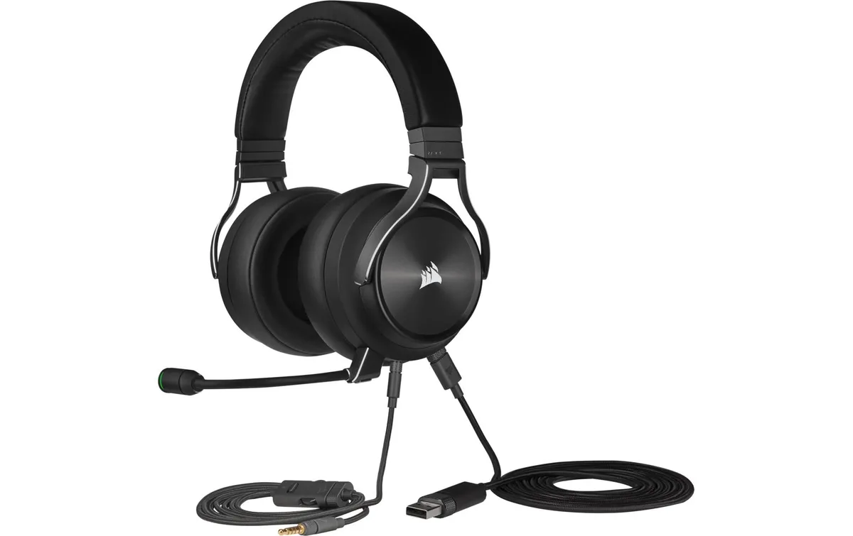 Corsair Headset Virtuoso RGB Wireless XT iCUE Schwarz Corsair Headset Virtuoso RGB Wireless XT iCUE Schwarz