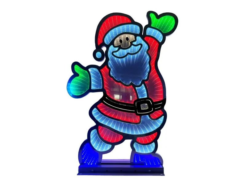 Dameco LED Figur Santa Infinity Effekt, 5 cm x 42.5 cm x 61 cm Dameco LED Figur Santa Infinity Effekt, 5 cm x 42.5 cm x 61 cm
