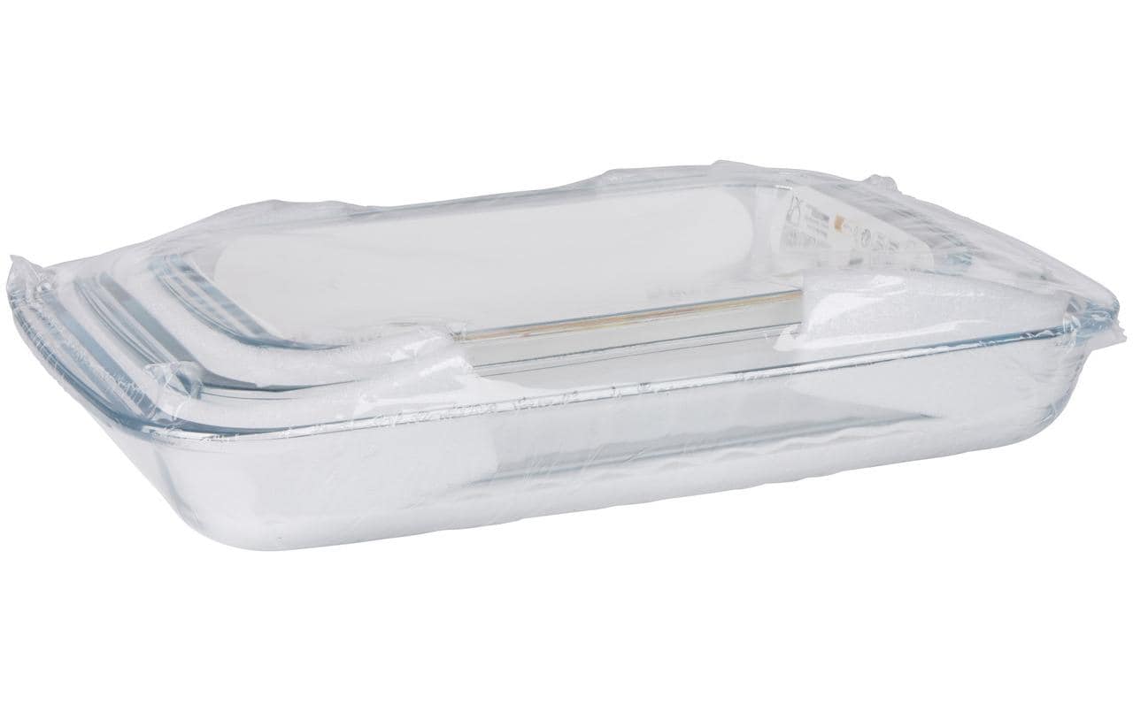 alpina Auflaufform-Set Eckig, Transparent