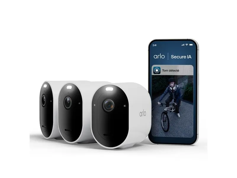 Arlo Überwachungsset Pro 6 2K 3er Set Weiss Arlo Überwachungsset Pro 6 2K 3er Set Weiss