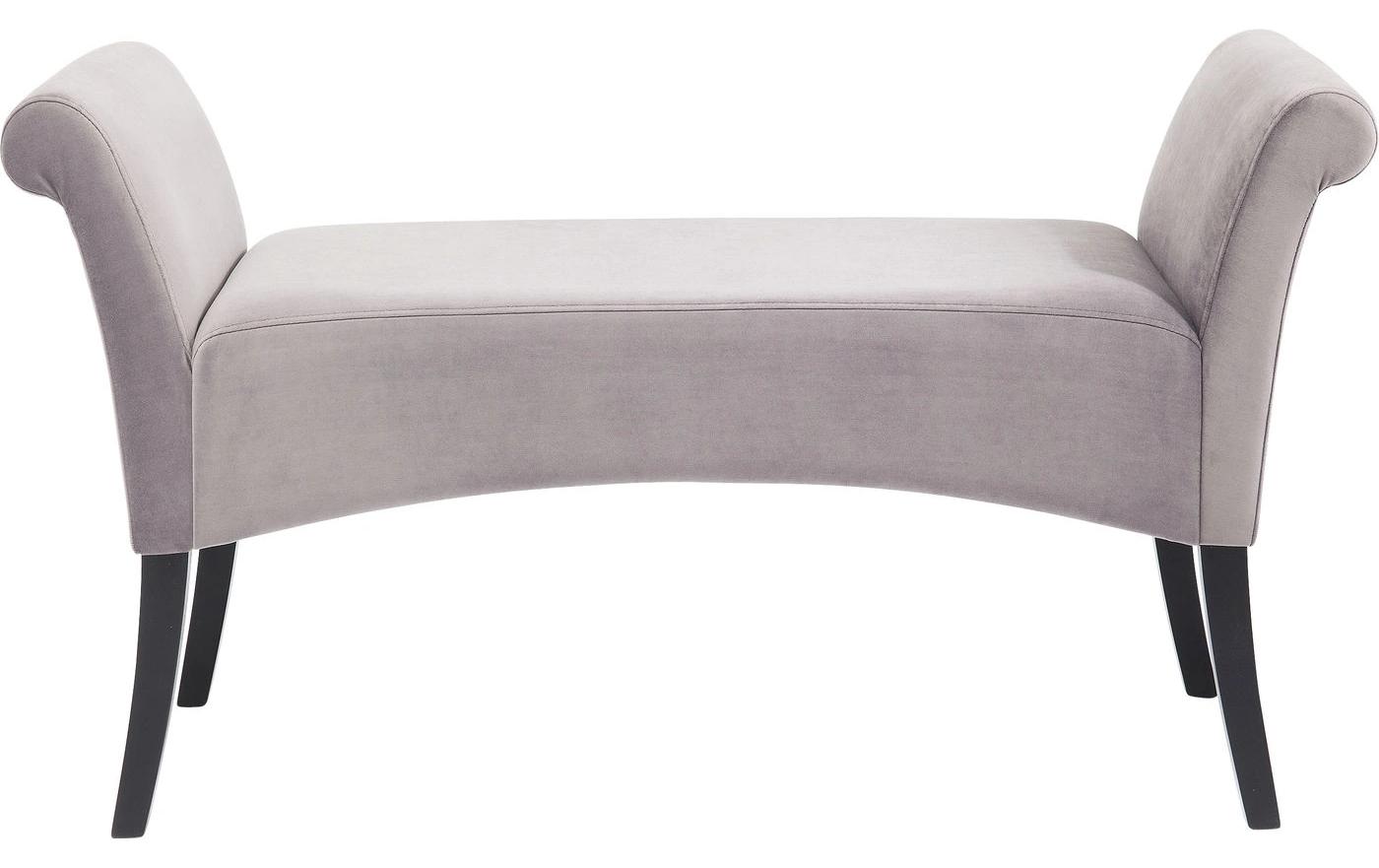 Kare Sitzbank Motley Velvet 107 cm, Grau