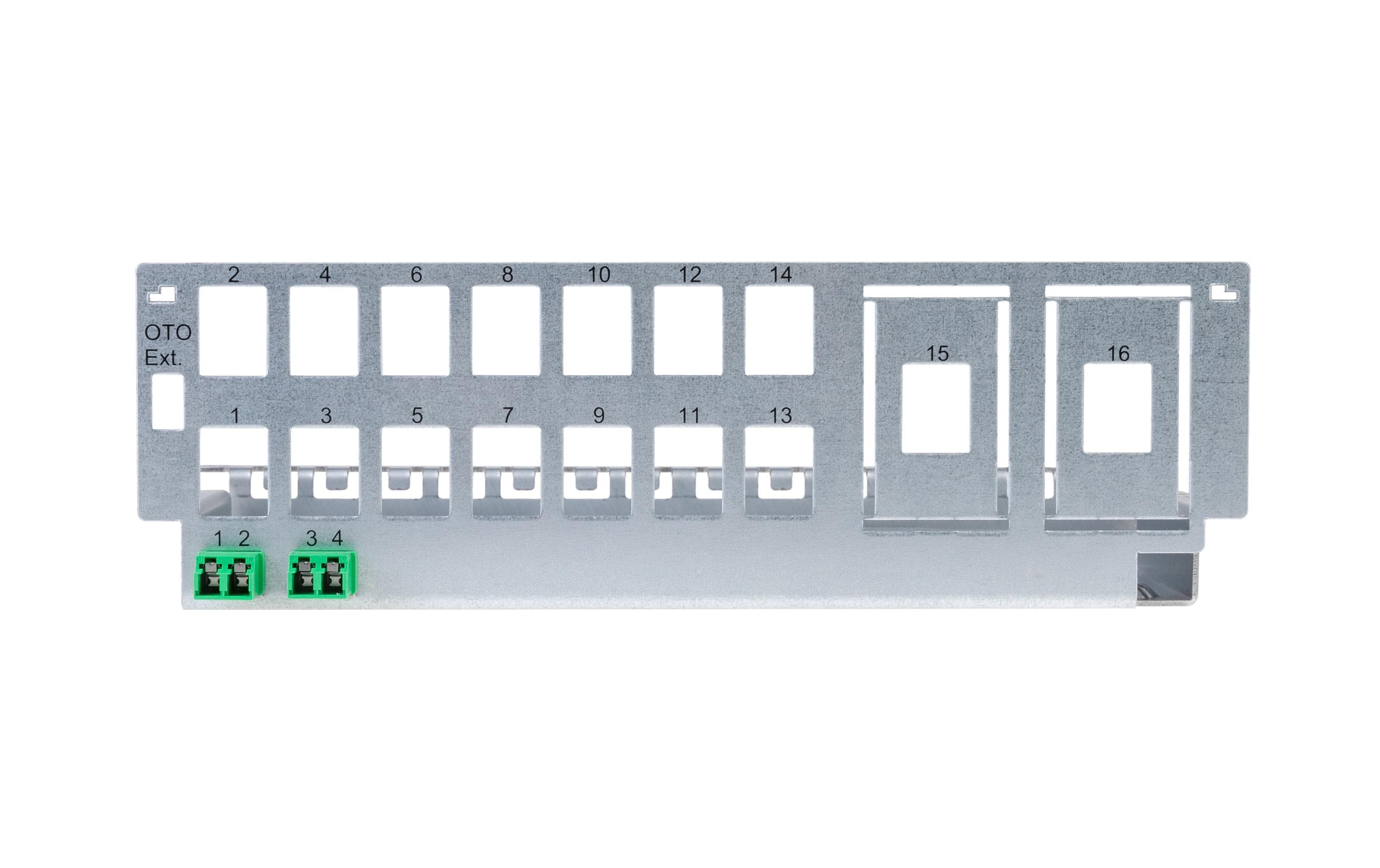 CeCoNet Patchpanel Cecoflex 9.7 2x LC Duplex APC ohne Deckel