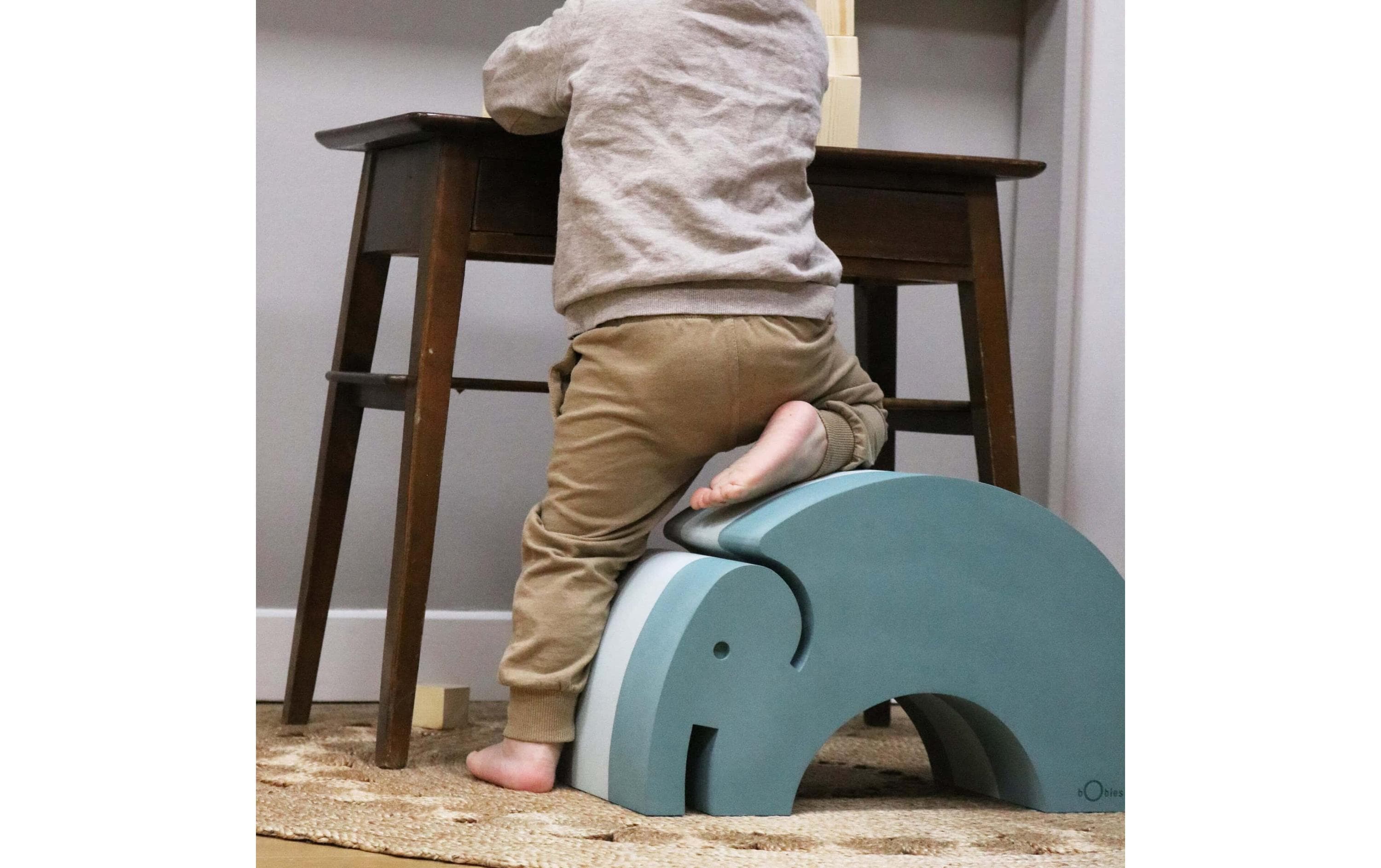 bObles Beschäftigungsspielzeug Elefant M Green haze