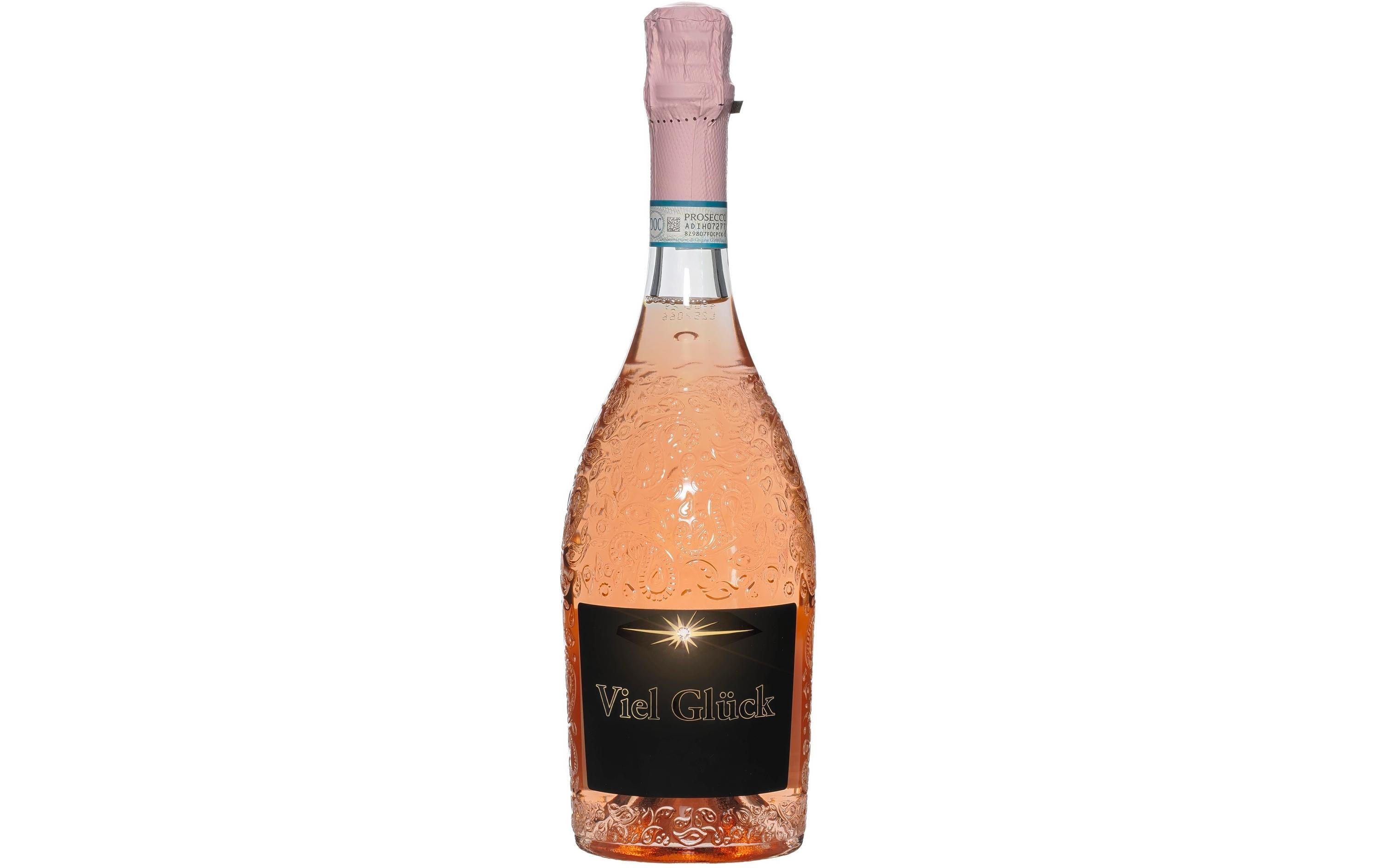 Dreams and Fantasy Geschenkidee Prosecco rosé Viel Glück 750 ml
