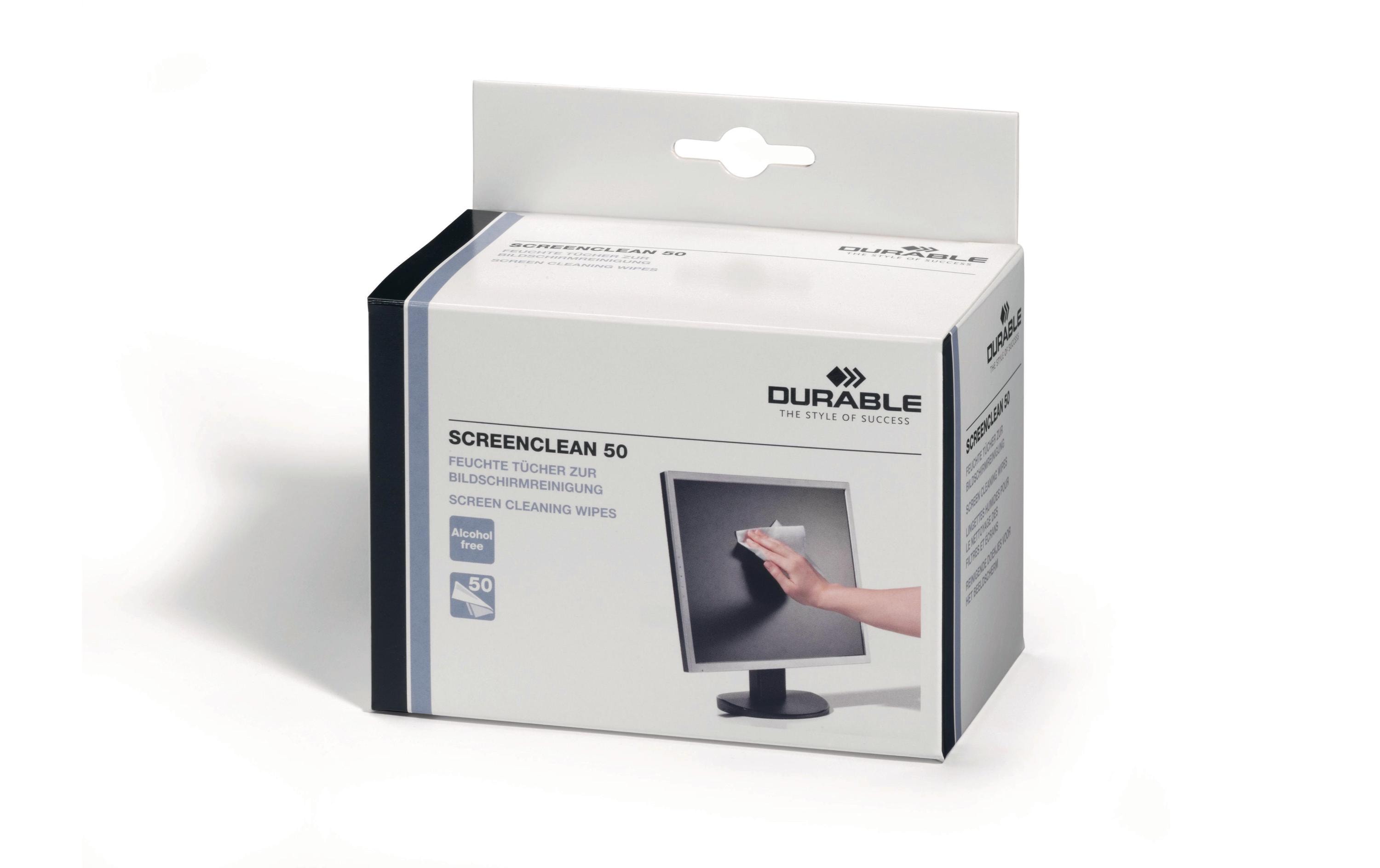 DURABLE Bildschirmreinigungstücher Screenclean DURABLE Bildschirmreinigungstücher Screenclean