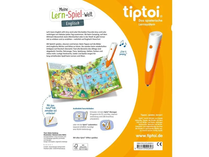tiptoi Lernbuch Meine Lern-Spiel-Welt: Englisch tiptoi Lernbuch Meine Lern-Spiel-Welt: Englisch